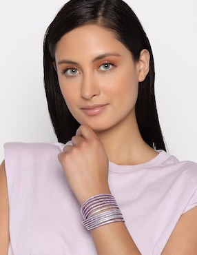 Pulsera Ocean Heart con acabado texturizado