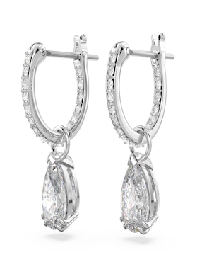 Aretes Largos De Gota Swarovski Millenia Cristal