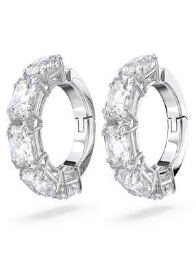 Arracadas Swarovski Millenia con acabado brillante