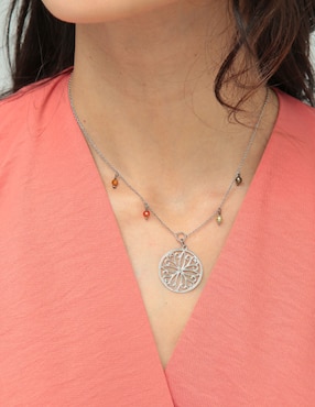 Collar Anamora Por Tanya Moss de plata