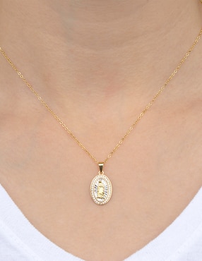 Collar con dije ovalado Artre Estacional de plata P 925