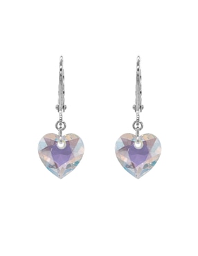 Aretes Largos De Corazón Emanuel Ungaro Estacional Cristal