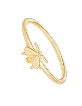 Anillo Carmela Mía de plata P 925 con acabado baño de oro