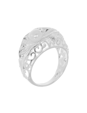 Anillo Mauricio Serrano Jewelry Vestigios P 925 de plata perla brillante