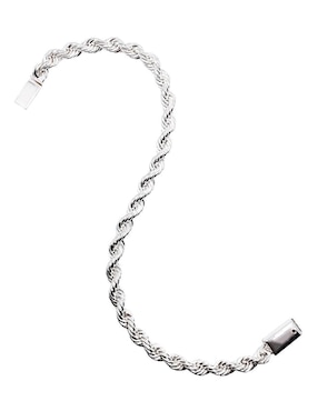 Pulsera Crixus Joyeria de plata con acabado brillante