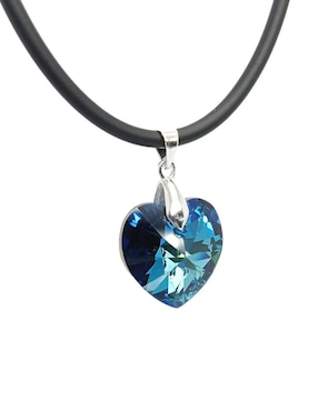 Collar Zvezda Heart de plata P 925