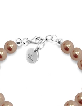 Pulsera Zvezda de plata con cristal Pearls