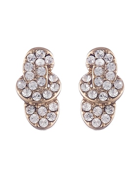 Aretes Cortos Givenchy Con Acabado Pavé