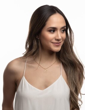 Collar de letra r Luckyly