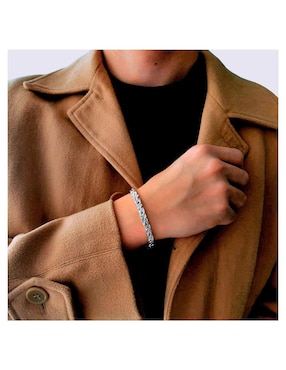 Pulsera Crixus Joyeria de plata con acabado pulido