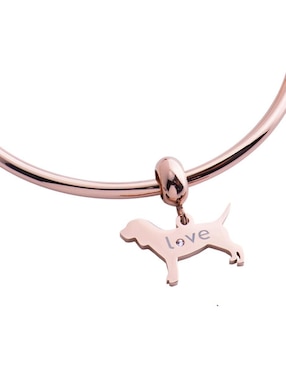 Charm de perro Luckyly zirconia cúbica