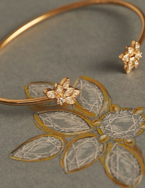 Brazalete Apodemia de baño de oro Suculenta