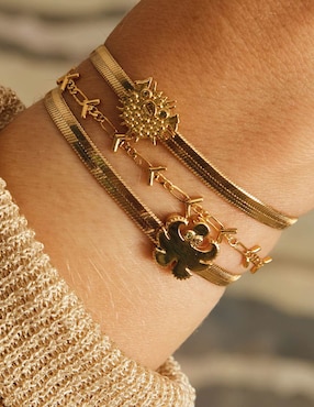 Brazalete Apodemia de baño de oro Sea Creatures