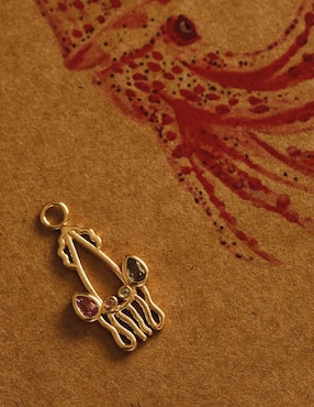 Charm de pez Apodemia sea creatures turmalina