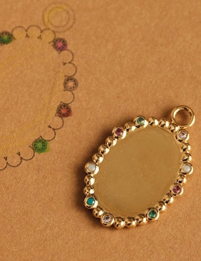 Charm ovalada Apodemia engrave