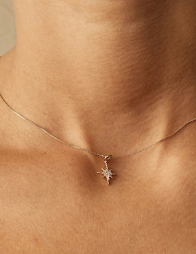 Collar Apodemia de baño de oro 18 K