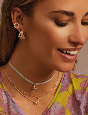 Collar Apodemia de baño de oro 18 K