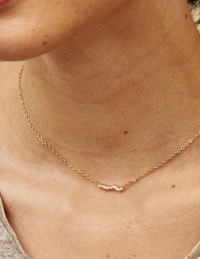 Collar Apodemia de baño de oro 18 K