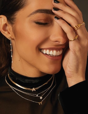 Collar Apodemia de baño de oro 18 K