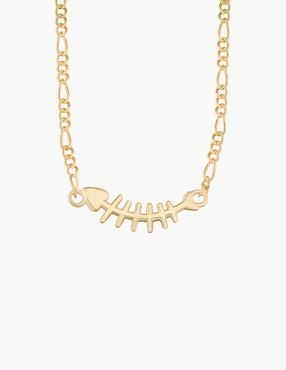 Collar Apodemia de baño de oro 18 K