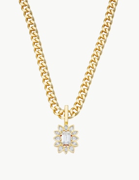 Collar Apodemia Suculenta de baño de oro 18 K