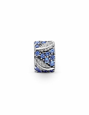 Charm circular Pandora moments de plata P 925 cristal