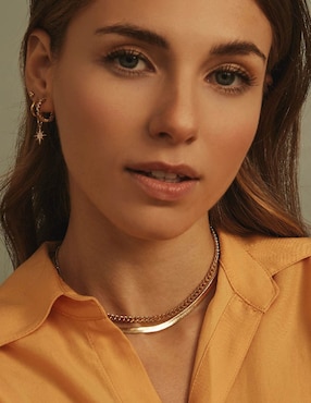 Collar Apodemia de baño de oro 18 K