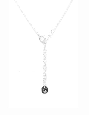 Aretes y collar de gota Zvezda de plata P925 cristal