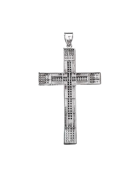 Dije de cruz Crixus Joyeria de plata zirconia