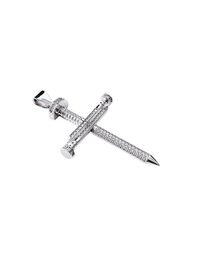 Dije de cruz Crixus Joyeria de plata zirconia