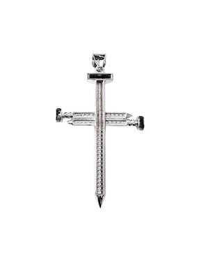 Dije de cruz Crixus Joyeria de plata zirconia