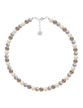 Collar Zvezda Pearls de plata P 925