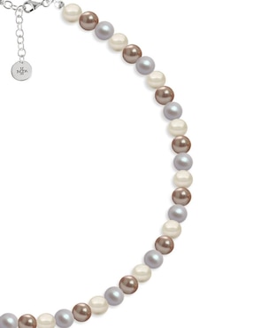 Collar Zvezda Pearls de plata P 925