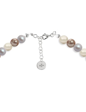 Collar Zvezda Pearls de plata P 925