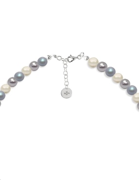Collar Zvezda Pearls de plata P 925