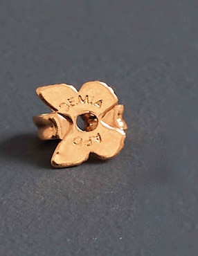 Mariposa para arete Apodemia de latón