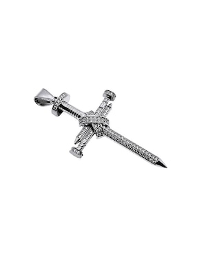 Dije de cruz Crixus Joyeria de plata zirconia