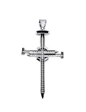 Dije de cruz Crixus Joyeria de plata zirconia