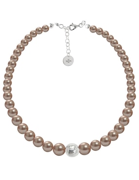 Collar Zvezda Pearls de plata P 925