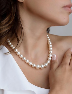 Collar Zvezda Pearls de plata P 925