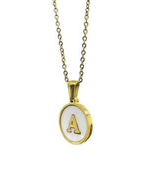 Collar de letra a Oro Angelus