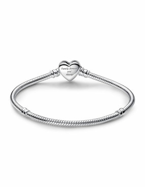 Pulsera Pandora de plata con acabado pulido