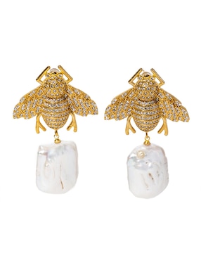 Aretes Largos De Abeja Daniel Espinosa Jewelry Flashy Moments