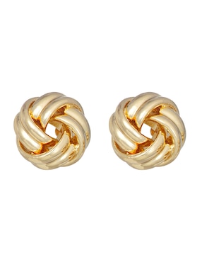 Aretes Cortos Napier Basic Gold Fantasía