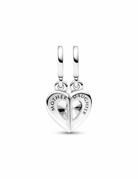 Charm de corazón Pandora Moments de plata zirconia cúbica