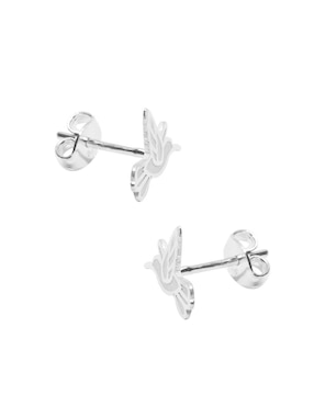 Broqueles de colibrí Anante de plata P 925 con acabado brillante