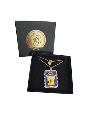 Collar Koua Itz de baño de oro 24 K