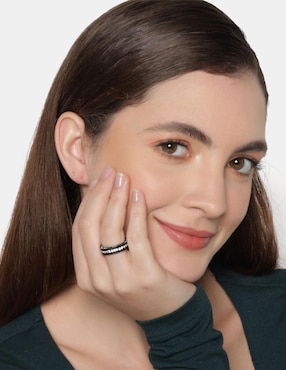 Anillo multi gemas Ocean Heart cristal brillante