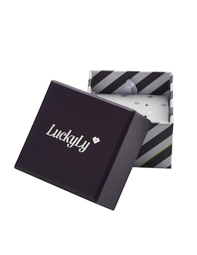 Anillo de letra x Luckyly zirconia cúbica brillante