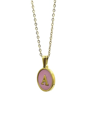 Collar de letra a Oro Angelus